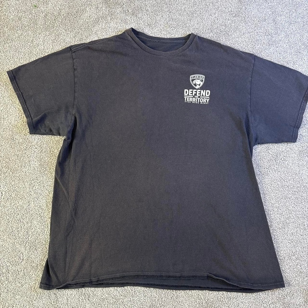 Florida Panthers Star Wars Defend the Territory Black T-Shirt Men's XL NHL